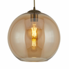 Searchlight 1621AM - Luster na sajli BALL 1xE27/60W/230V smeđa