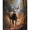 Norimpex - Puzzle Diamantova slika: Jelen v gozdu 30x40cm - 1 - 39 kosov