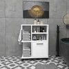 Hanah Home Višenamenska komoda Rebusa, 80.9 x60 x35 cm, Bela