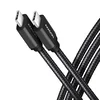 AXAGON USB-C kabel UGREEN BUCM3-CM10AB, 1m, 60W PD, 3A, ALU