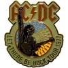 AC/DC Let There Be Rock Tour 77 Odznak 60 mm