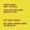 Dickie Landry & Lawrence Weiner - Having Been Built On Sand (Reissue) (LP)