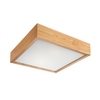Stropno svetlo OAK SQUARE 1xE27/60W/230V hrast 27,5 cm