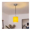 Brilagi - LED luster na sajli NUBILA 1xE27/60W/230V prečnik 14 cm crna/žuta
