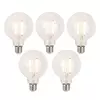Komplet 5 Pametne zatemljive LED žarnice E27 G95 prozorne 7 W 806 lm 2700-6500 K