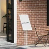 Stalci za sajmove 2 pcs Bijeli 26,5 x 26,5 x 150 cm Čelik