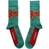 David Bowie Nogavice Stars Outline Green 40-45