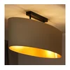 Duolla - Prislonjen plafonski luster OVAL VEGAN 2xE27/15W/230V krem boje