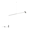 Redo 01-2695 - LED prigušiva podna lampa PICAS LED/12W/230V crna