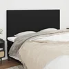 Vidaxl vidaXL Vzglavja za posteljo, 4 kosi, črna, 80x5x78/88 cm, blago