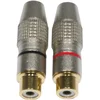 American Audio Accu-Cable AC-C-RFG/SET RCA Cinch plug female gold priključci