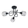 Sollux SL.1118 - Luster na šipci BELUCI 3xE14/40W/230V crna