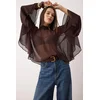 Trendyol Bluza čokolada