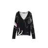 Desigual Pulover lila / roza / črna / bela