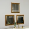 Hanah Home Set ogledala Otto, Zlatne boje