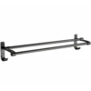 slomart ATL AG987 Stenski obešalnik za brisače, loft, 60 cm, črn mat