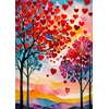 Enjoy - Puzzle Zaljubljene modre ptice - 1 000 kosov