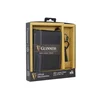 Guiness Gift box: novčanik muški kožni 120x90x20 mm i kožni privezak GS01 crna ( 16NMBGS01B )