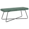 Vidaxl klop Enobarvno Morsko zelena 110 x 40 x 45 cm Žamet
