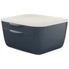 KUTIJA S 2 LADICE COSY LEITZ 53570089 TAMNO SIVA/BIJELA