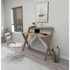 Hanah Home radni sto X, 90 cm, atlantski bor