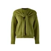Trendyol Milla ženski duks Twoaw26Kz00166, Zelena-Oil Green