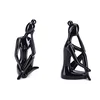 DIKER HOME Elegantna figura devojke, Crna