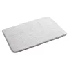 FUZZY bathroom mat, 50x80cm, 100% polyester, non-slip, white - Bela - 50x80 cm - Gedy - 24 - Tkanina - 800 - Kopalniška podloga - 500 - 14