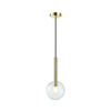 Luster na sajli NIKO 1xG9/9W/230V prečnik 15 cm zlatni