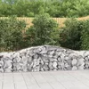 Lučne gabionske košare 3 kom 400x50x60/80 cm pocinčano željezo