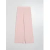 Sinsay - Rebraste wide leg pantalone sa elastičnim pojasom - pastelno roze