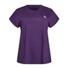 Zizzi Majica BASIC lila/off-bela