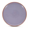 Oranžen/vijoličen krožnik iz kamenine o 26 cm Duo – ONA