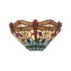 Searchlight 1283-17 - Tiffany zidna svetiljka DRAGONFLY 1xE14/60W/230V