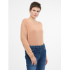 Light brown womens long-sleeved T-shirt ORSAY - Womens