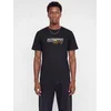 JACK & JONES Majica JJJADE temno rumena/črna/bela