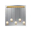 Opviq luster Glason 4124Y-5AS, LED 45 W, zlatni