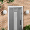 Vanjska zidna lampa 2 pcs Srebrno 29 x 25 x 33 cm