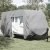 Navlaka za karavan siva 610x250x220 cm netkana tkanina