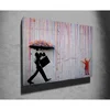 Wallity Slika sa motivom šarene kiše 50x70 cm