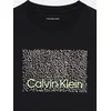 Calvin Klein Jeans Majica Perforation LVCKSJA04B Črna Regular Fit