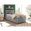 MID.YOU POSTELJA BOXSPRING 120 cm x 200 cm , svetlo siva