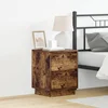 Noćni ormar s ladicama 2 pcs Dimljeni hrast 39 x 34,5 x 50 cm