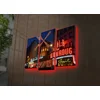 Wallity Zidna LED dekoracija 3PATDACT-8, 82 x 50 cm, Šarena