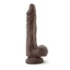 Dildo Muffin, 21.2cm, Braon