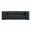 Temno modra usnjena sedežna garnitura 212 cm Madame – Windsor & Co Sofas