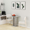 Bistro stol boja betona 60 x 60 x 75 cm od konstruiranog drva