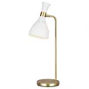 Elstead Lighting Elstead Joan Namizna svetilka z 1 lučjo, mat bela, mat bela, polirana medenina, E27, (22099458)