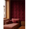 Sinsay - Tapacirani panel sa baršunastim završetkom - maroon