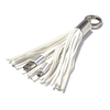 USB Kabl sa priveskom Micro USB beli